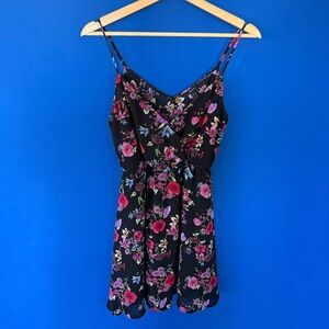 Forever 21 Black Floral Dress